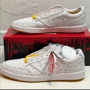 Vans x Horror Lowland ComfyCush IT House of Terror Pennywise Sneaker Size 10